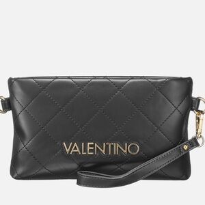 Valentino Women's Black Quilted Pochette Bag